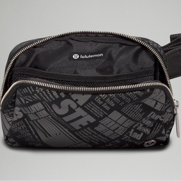 Nuit tags everywhere, belt bag, manifesto, print 1L BLK/SLVR LU9BGXS CODE 35 - Picture 3 of 6